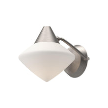 Load image into Gallery viewer, Nora 8-in Brushed Nickel/Opal Matte Glass 1 Light Wall/Vanity
