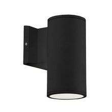 Load image into Gallery viewer, Nordic 7-in Black LED Exterior Wall Sconce
