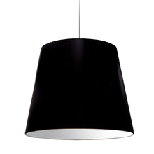Load image into Gallery viewer, 1LT Oversized Drum Pendant Large Black Shade
