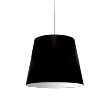 Load image into Gallery viewer, 1LT Oversized Drum Pendant Medium Black Shade
