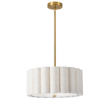 Load image into Gallery viewer, 3LT AGB Pendant w/ Flax Shade
