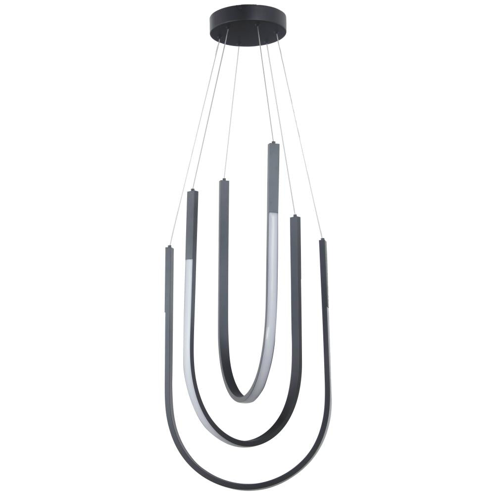 62W Pendant, MB w/ WH Silicone Diffuser