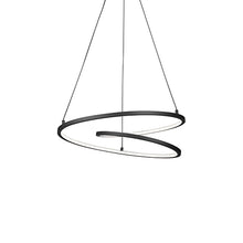 Load image into Gallery viewer, Twist LED 19&quot; Chandelier (3 Finishes)
