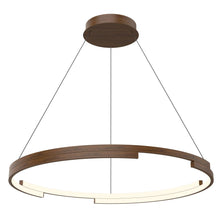 Load image into Gallery viewer, Anello Minor 32-in Walnut LED Pendant
