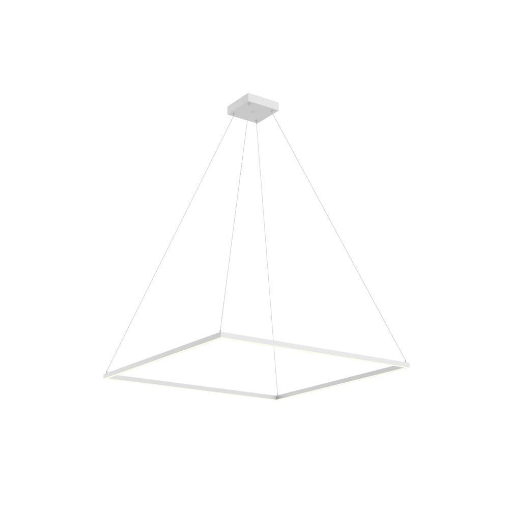 Piazza 48-in White LED Pendant