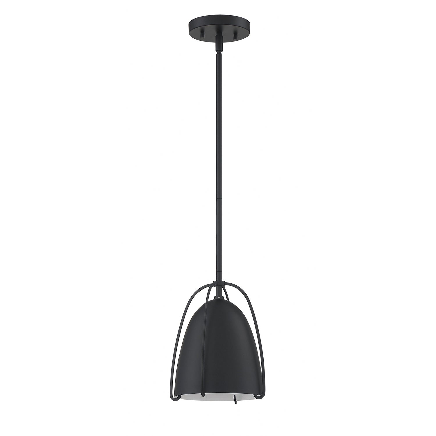 ALINA Mini 1-Light Black Pendant - Black