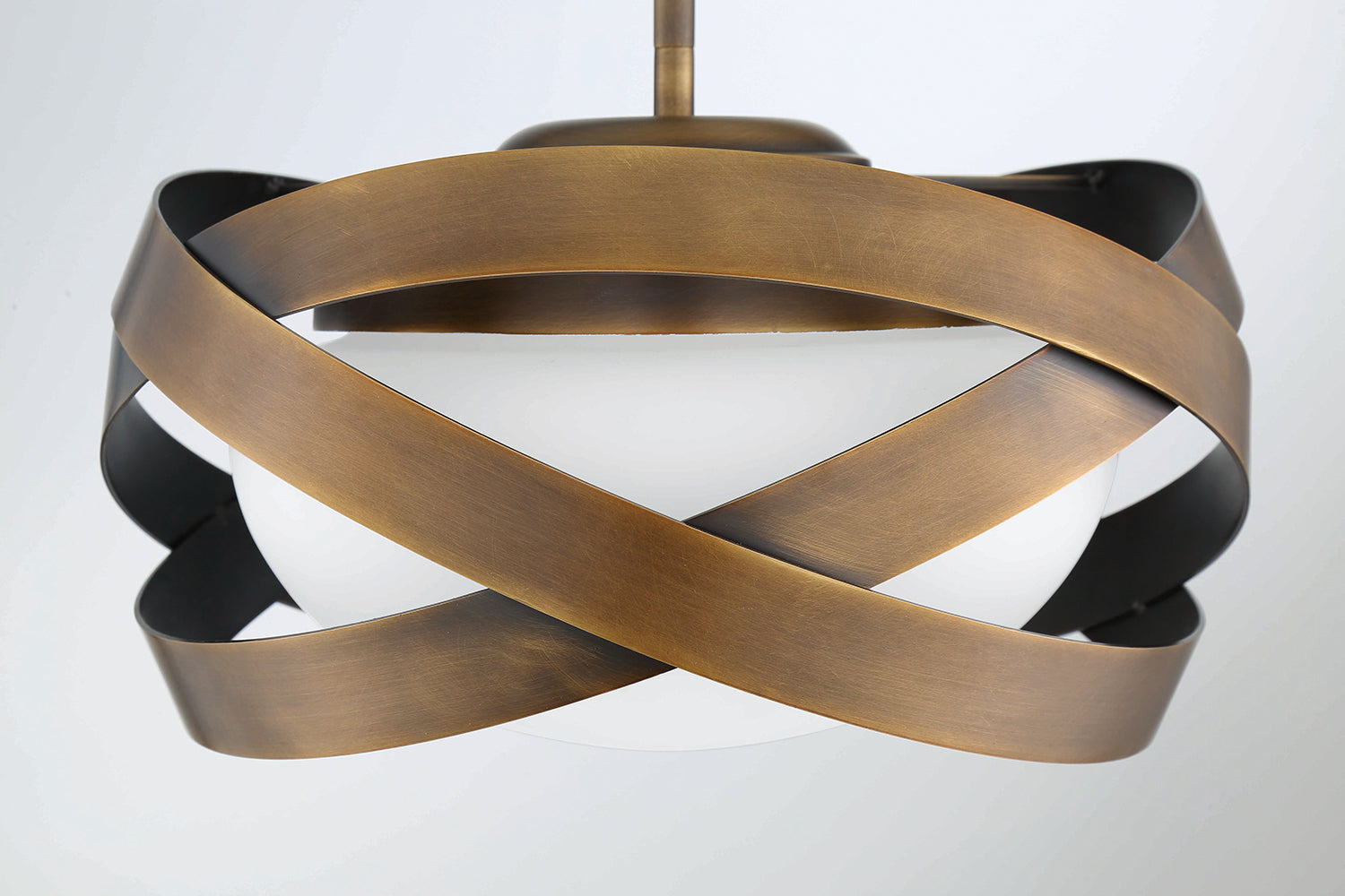 SATURN 1-Light Brass Pendant - Default Title