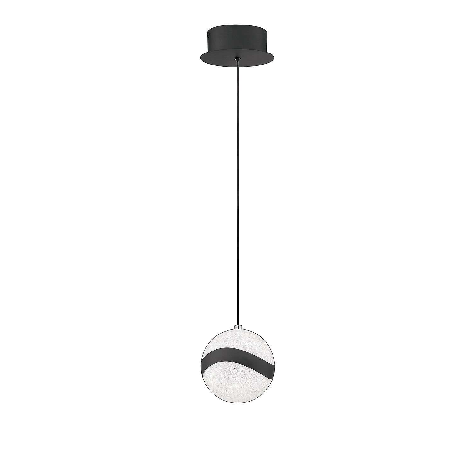 MYSTYKE 13-Light LED Black Pendant - Black (Matte)