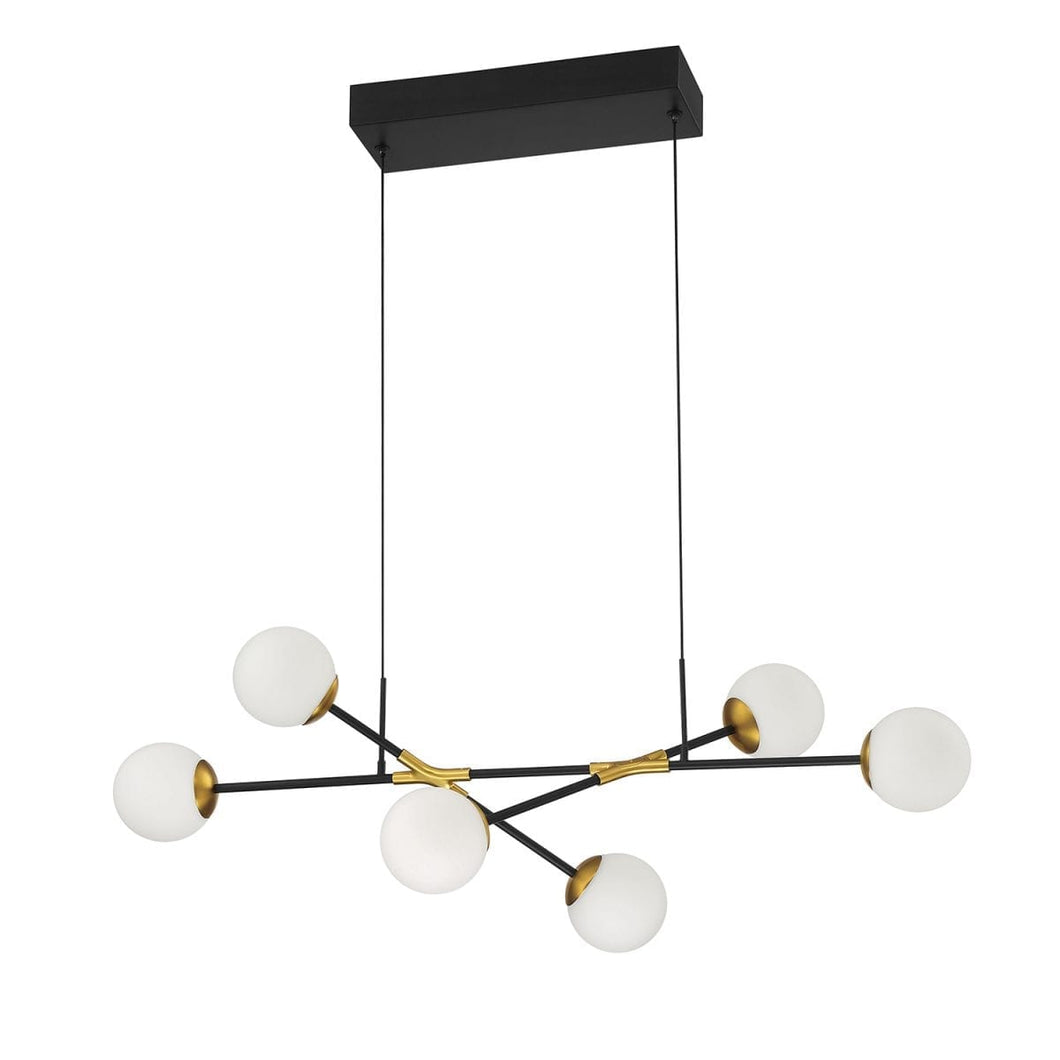 Calipso 6-Light LED Chandelier - by Kendal