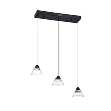 Load image into Gallery viewer, GEO 1-Light Chrome LED Pendant - Black
