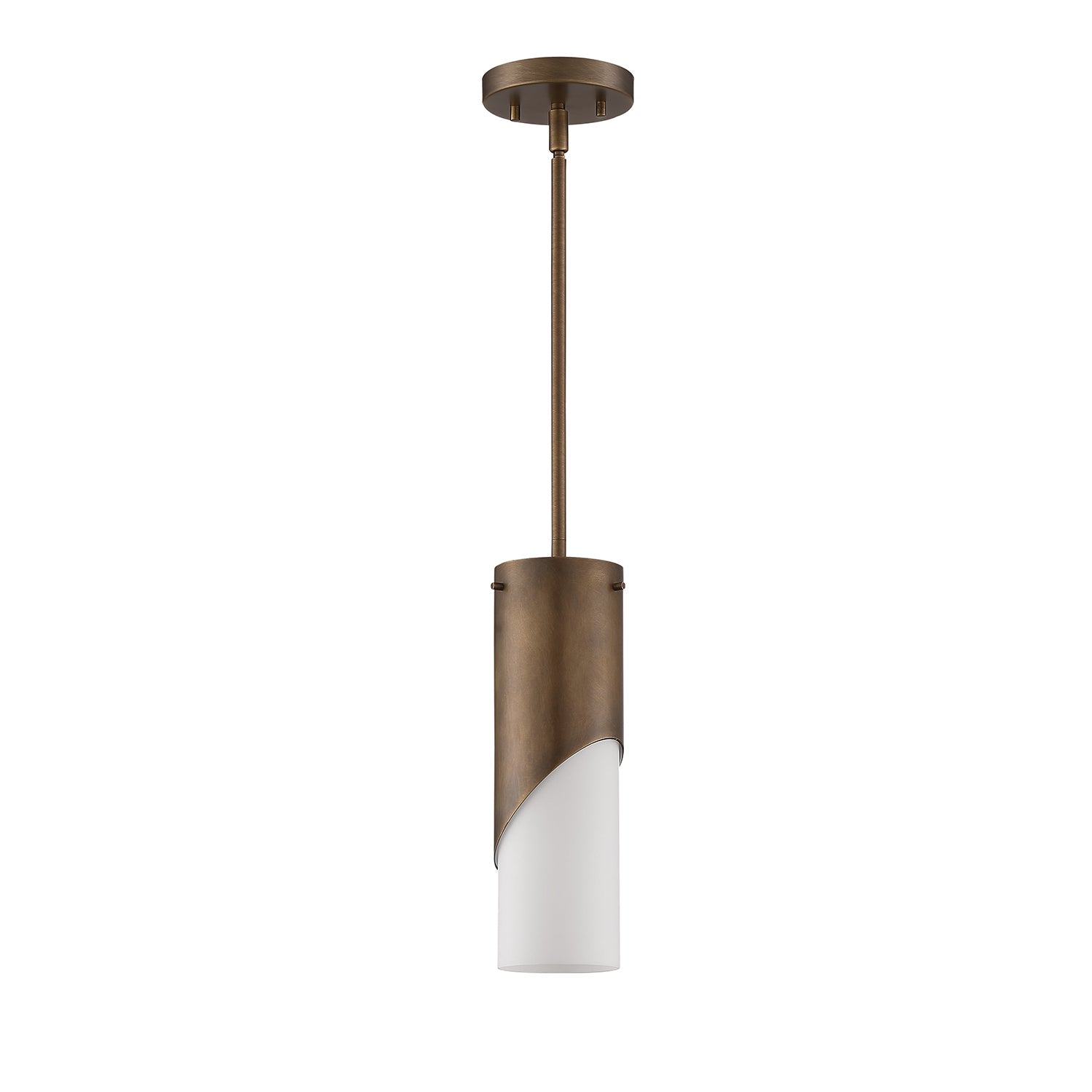 CALLISTO 1-Light Black Pendant - Brass