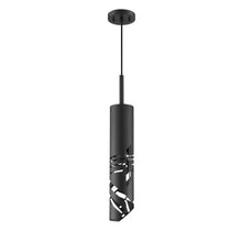 Load image into Gallery viewer, KNOLL 1-Light Black Pendant - Black
