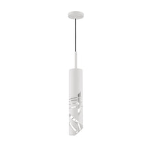 Load image into Gallery viewer, KNOLL 1-Light Black Pendant - White
