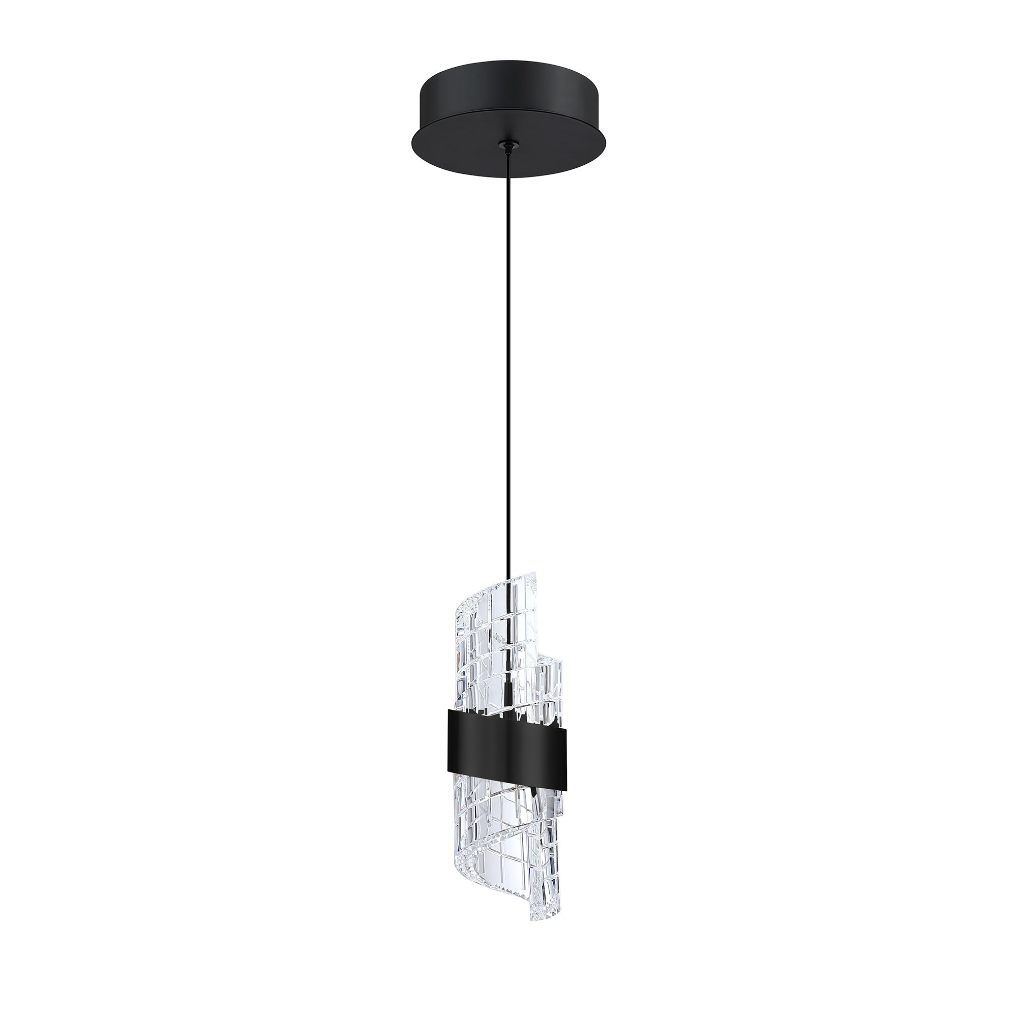 SILHOUETTES 13-Light LED Pendant Pan - 1LPE-BLK
