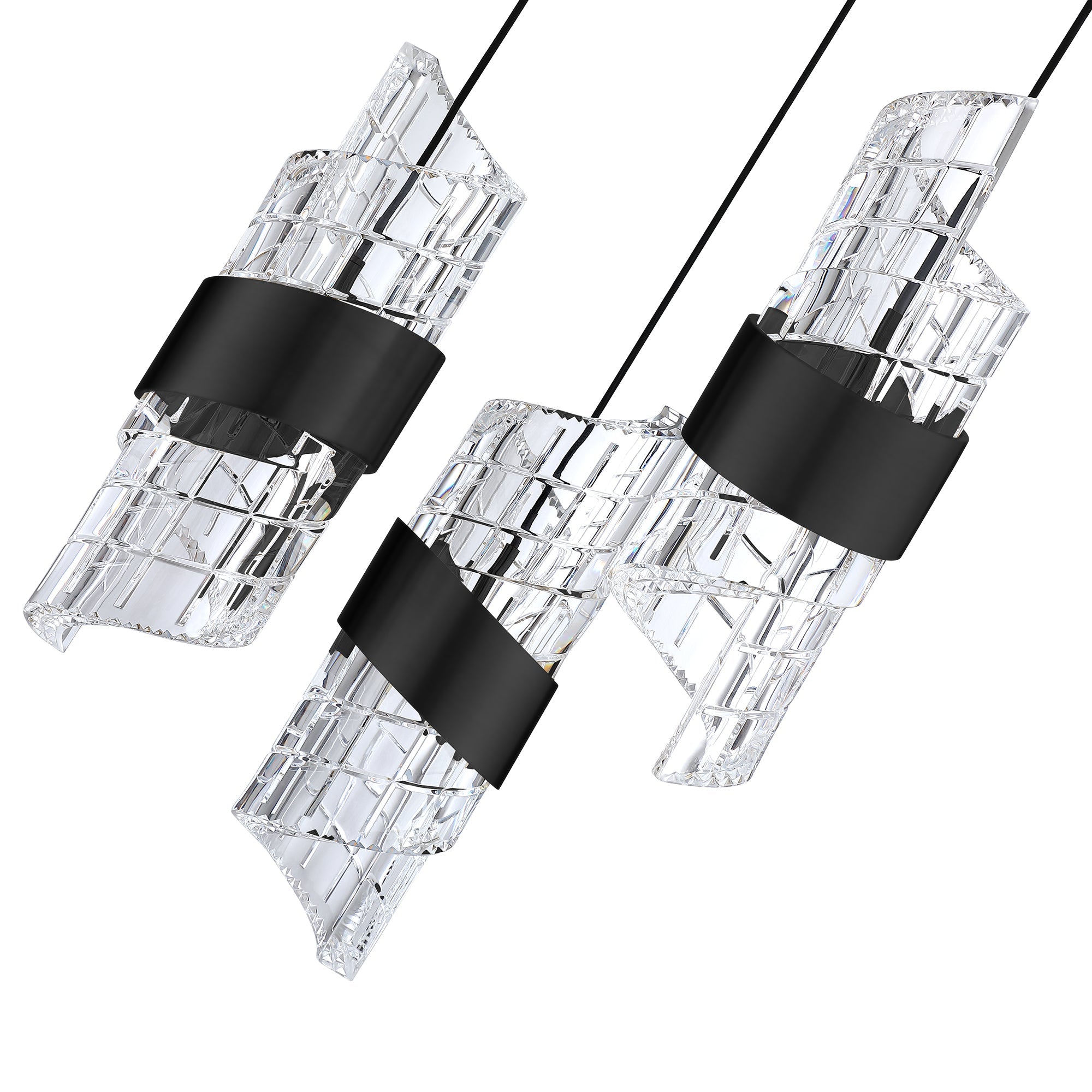 SILHOUETTES 13-Light LED Pendant Pan - 3LPA-BLK
