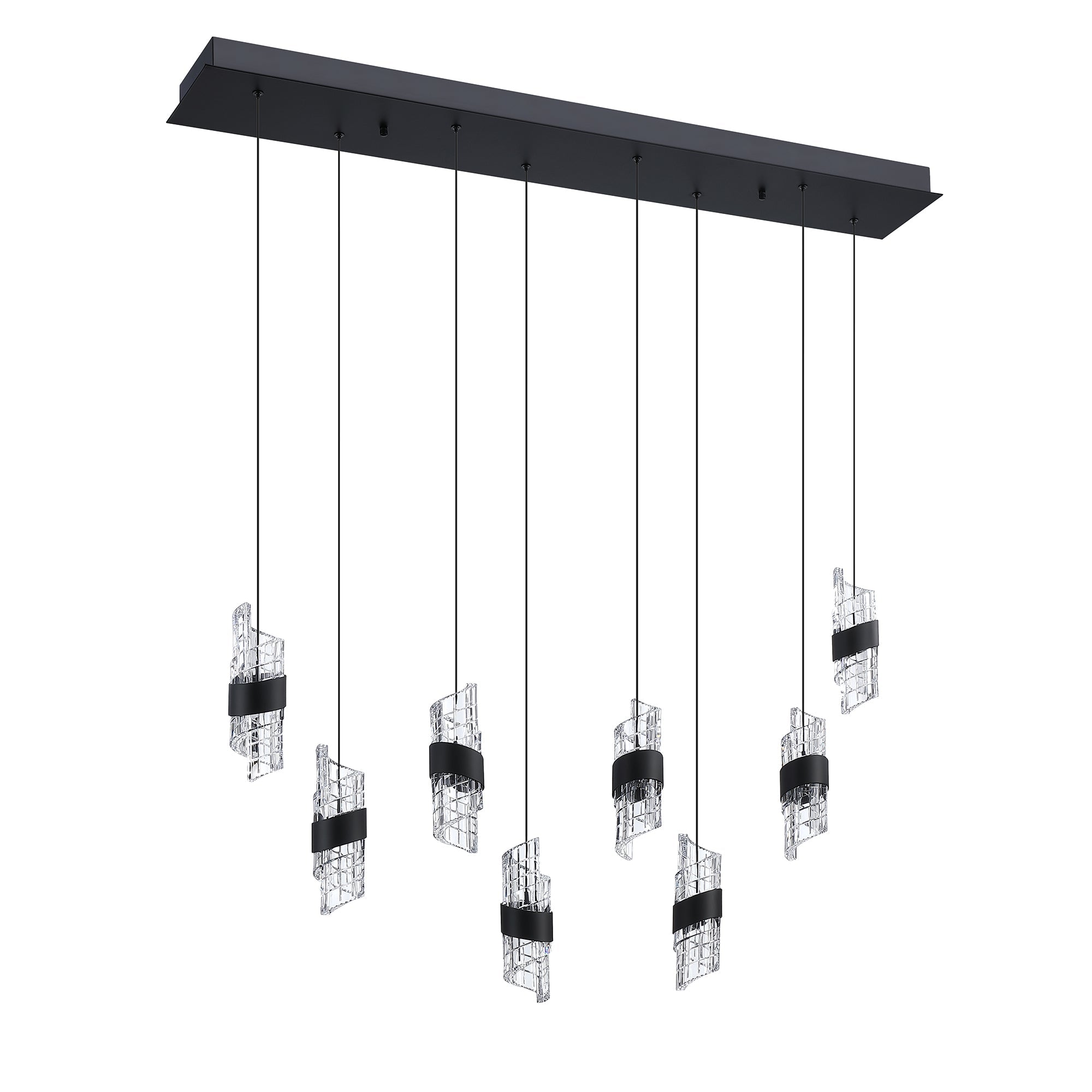 SILHOUETTES 13-Light LED Pendant Pan - 8LRT-BLK
