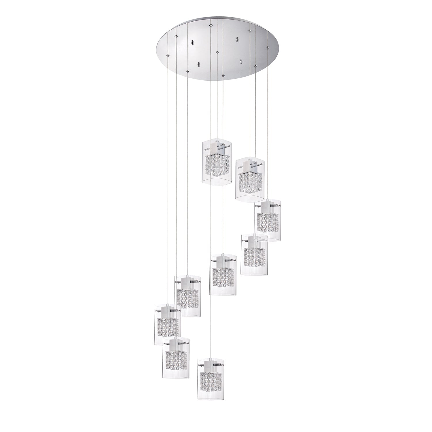 Politan series 1-Light Chrome Pendant - 9LPA-CH