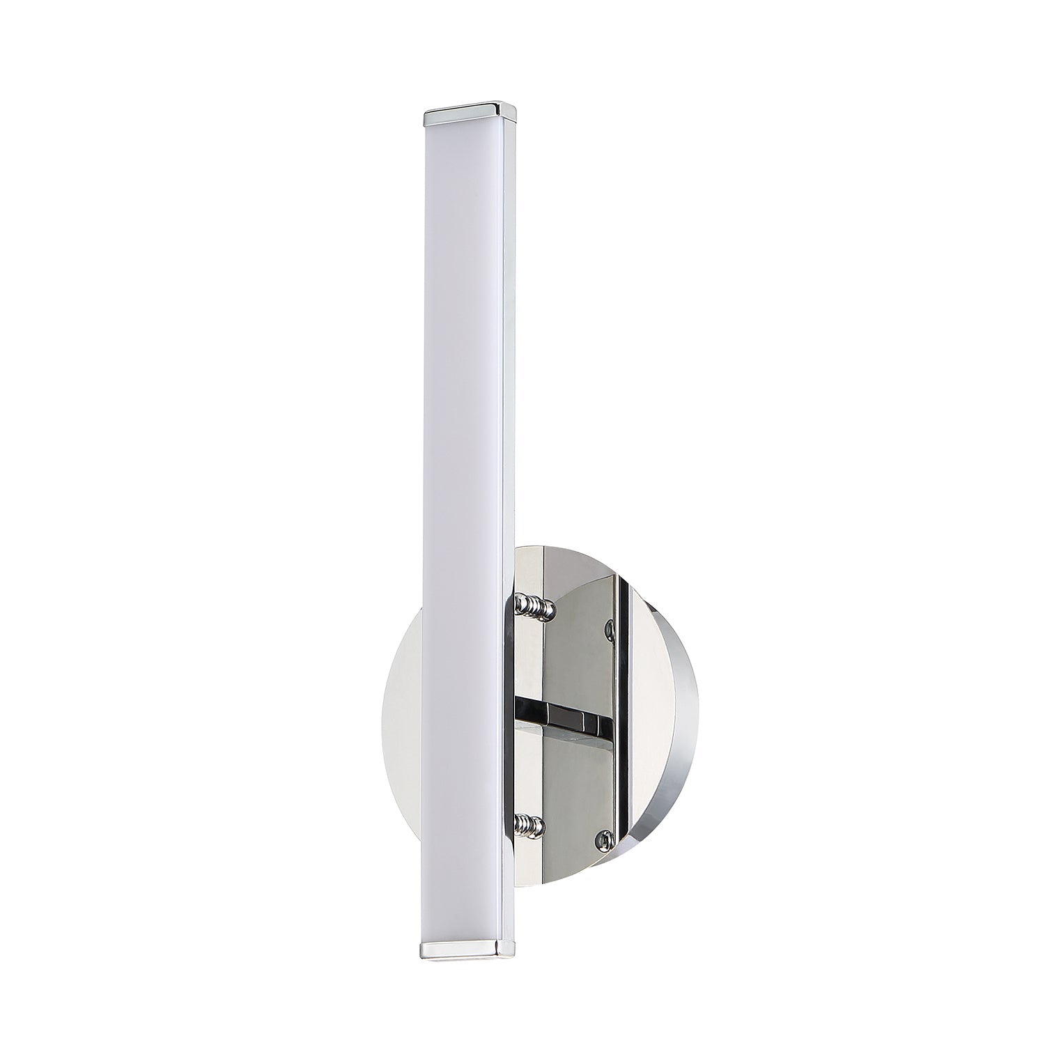 STRAIT-UP series 13 inch LED Chrome Wall Sconce with Outward light direction - Default Title
