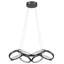 Load image into Gallery viewer, 64W Chandelier, MB w/ WH Silicone Diff
