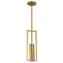 Load image into Gallery viewer, 1LT Halogen Pendant, Aged Brass
