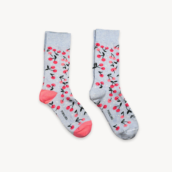 Cherry Pima Socks - Pack of 2 - S/M