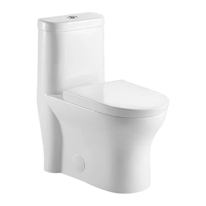 Florence One Piece Contemporary Toilet in White