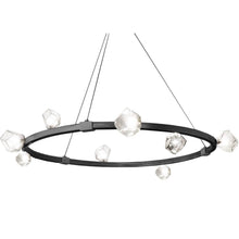Load image into Gallery viewer, 12LT Halogen Chandelier, MB w/ Clear Gls
