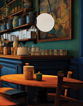 Load image into Gallery viewer, 15W Pendant, MB w/ WH Opal Glass
