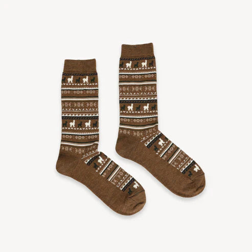 Print Alpaca Socks