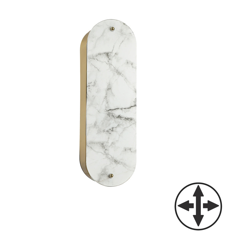 2LT Wall Sconce, AGB w/ Faux Alabaster Glass