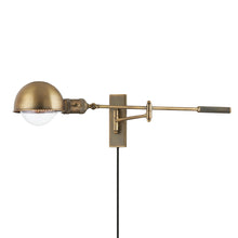 Load image into Gallery viewer, Cannon Wall Sconce in Patina Brass
