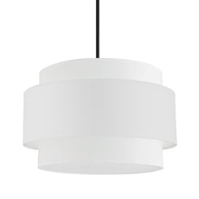 Load image into Gallery viewer, 4LT Incandescent Chandelier, MB w/ WH Shade
