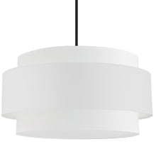 Load image into Gallery viewer, 4LT Incandescent Chandelier, MB w/ WH Shade
