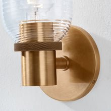 Load image into Gallery viewer, Redding Wall Sconce In Patina Brass
