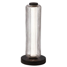 Load image into Gallery viewer, 10W Table Lamp, MB w/ CLR Fluted Glass
