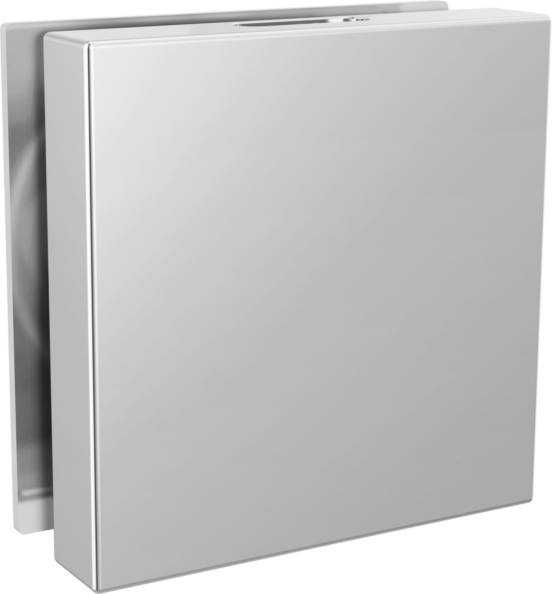 SQUARE STEAM HEAD CHROME      