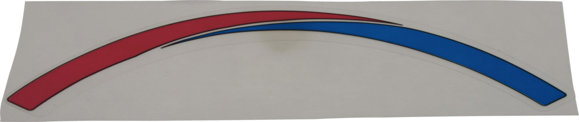 D-LABEL-SHWR ESCUT- RED & BLUE