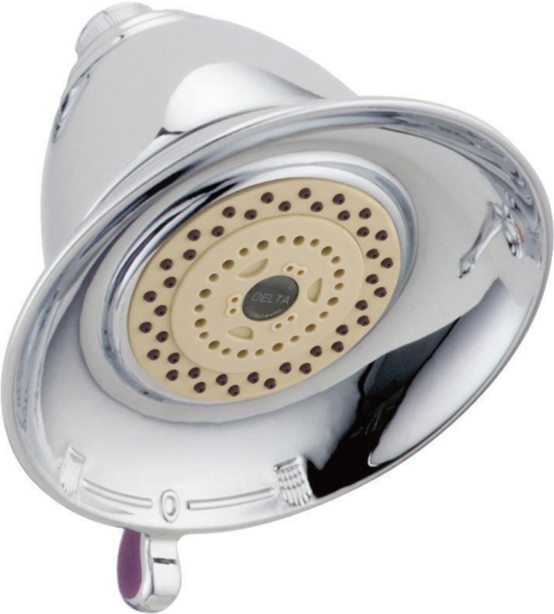 TRADITIONAL DUAL SPRAY TOUCH CLEAN SHOWERHEAD