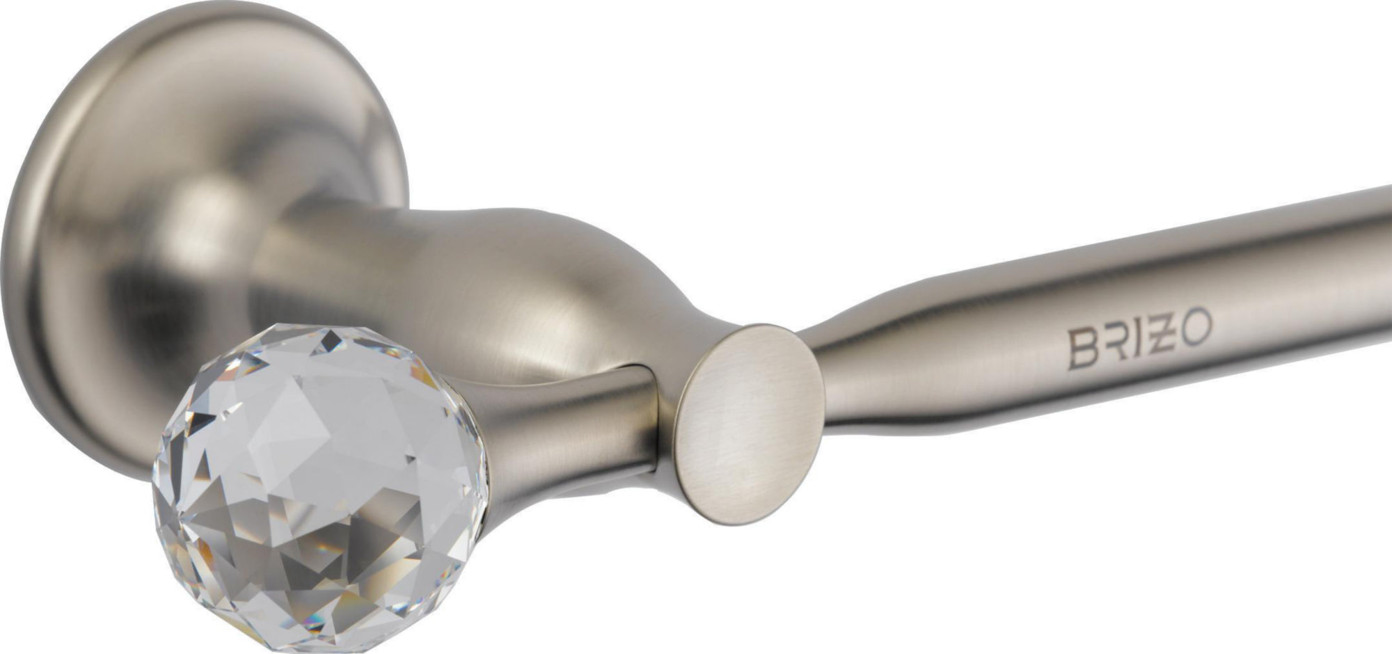 B-CRYSTAL FINIAL ACCESSORIES BRUSHED NICKEL