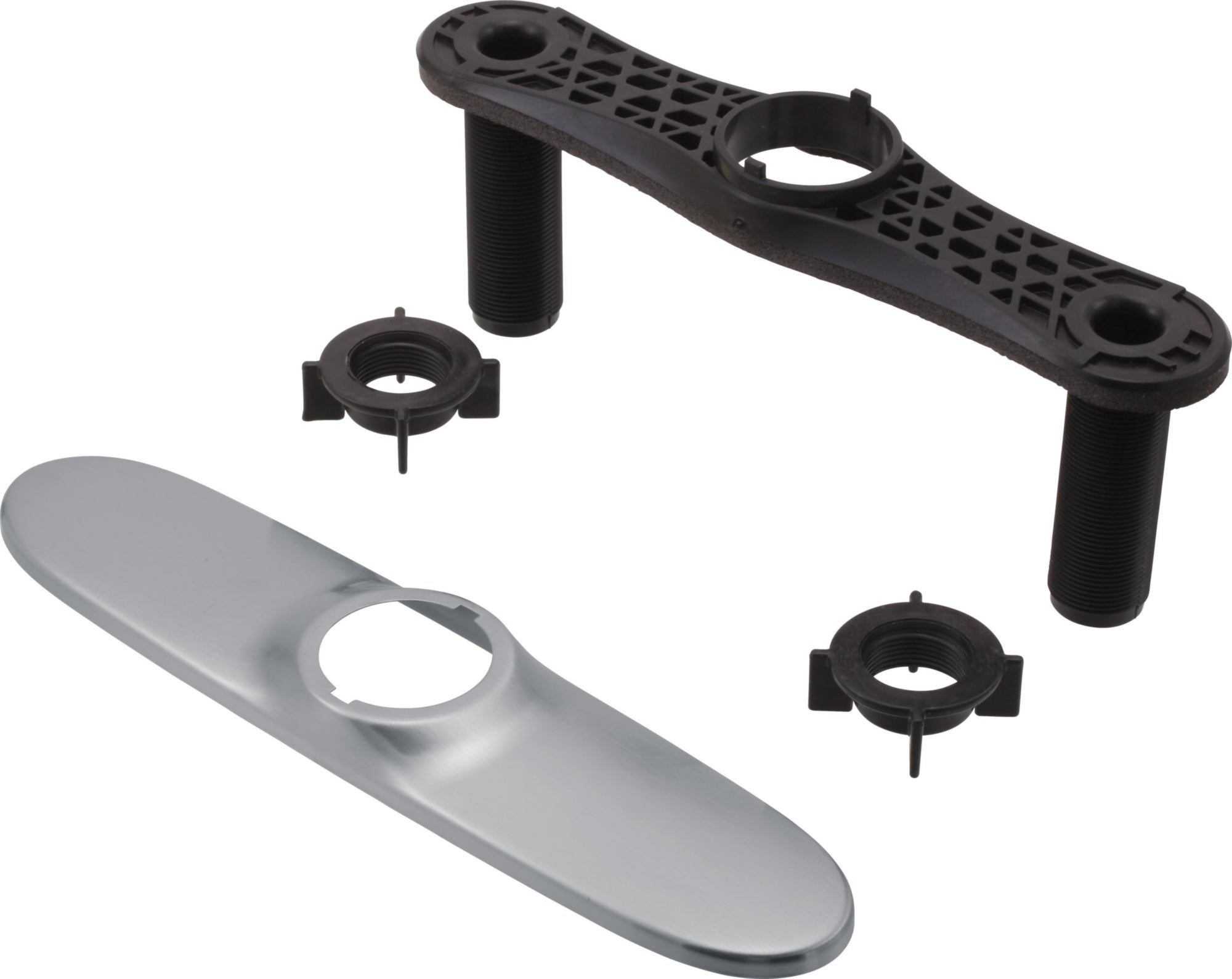 ESCUTCHEON WITH BASEPLATE AND NUTS