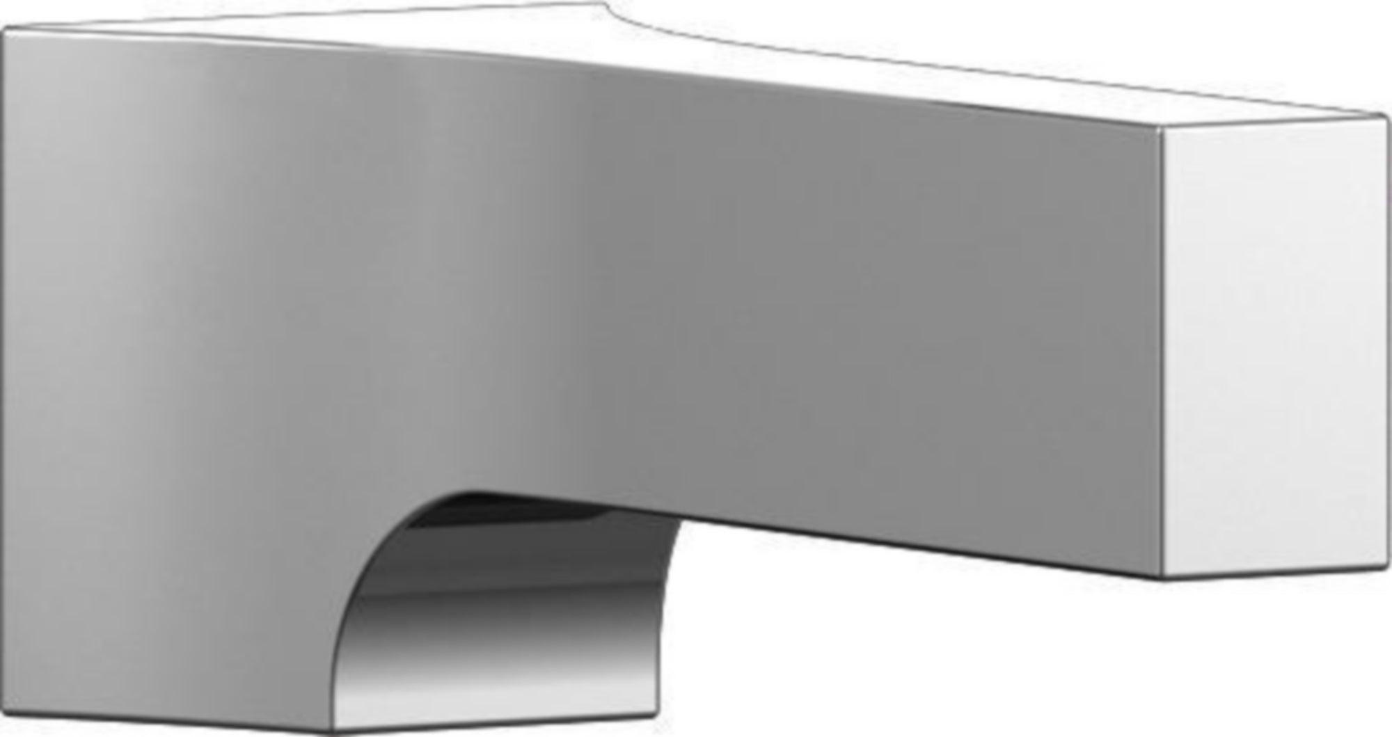 NON-DIVERTER TUB SPOUT