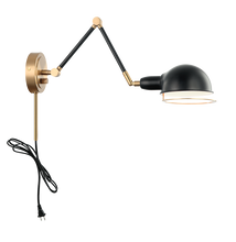 Load image into Gallery viewer, Blare Adjustable Wall Sconce (2 Finishes)
