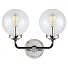 Load image into Gallery viewer, Bistro Double Light Curved Sconce
