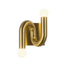 Load image into Gallery viewer, Sadie 6-in Brushed Gold Socket Wall Vanity
