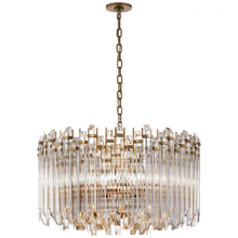 Load image into Gallery viewer, Adele Large Wide Drum Chandelier
