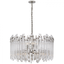 Load image into Gallery viewer, Adele Large Wide Drum Chandelier
