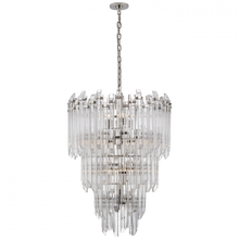 Load image into Gallery viewer, Adele Three-Tier Waterfall Chandelier
