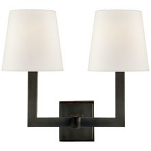 Load image into Gallery viewer, Square Tube Double Sconce
