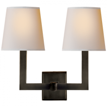 Load image into Gallery viewer, Square Tube Double Sconce
