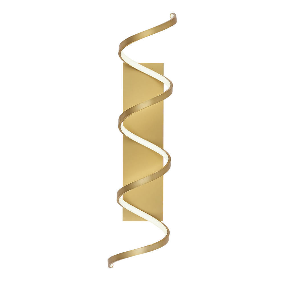 Synergy 36-in Antique Brass LED Wall Sconce